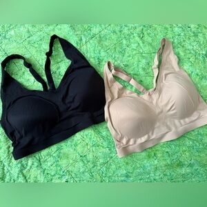 Women's Black and Cream Enbliss Bralettes